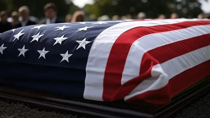 The United States Flag in Mourning The United States Flag in Mourning